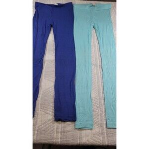Kate Quinn Bamboo & Modal‎ Leggings 8Y – Blue + Aqua Soft Stretch Pants